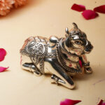 925 Antique Silver Nandi Statue MISS/25