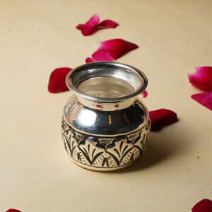 925 Silver Pooja Kalash Lota, Temple Decor, Housewarming Gift LTSS/21