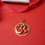 22Kt Gold Om Pendant LC22/318