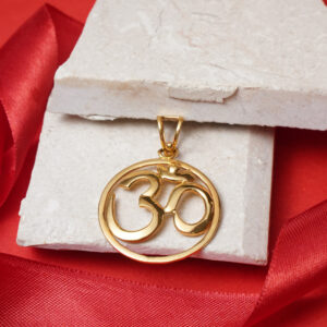 22Kt Gold Om Pendant LC22/318