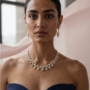 18kt Gold Diamond Necklace DNK/184