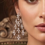 18KT Gold & Diamond Earrings Elegant Everyday Luxury DER/564