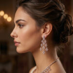 18KT Gold & Diamond Earrings Elegant Everyday Luxury DER/564