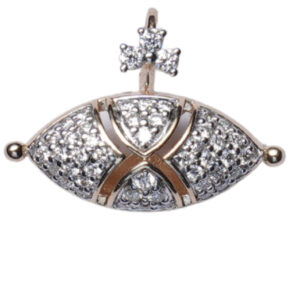 9Kt Gold Diamond MARQUISE SHAPED Pendant DPD9/1