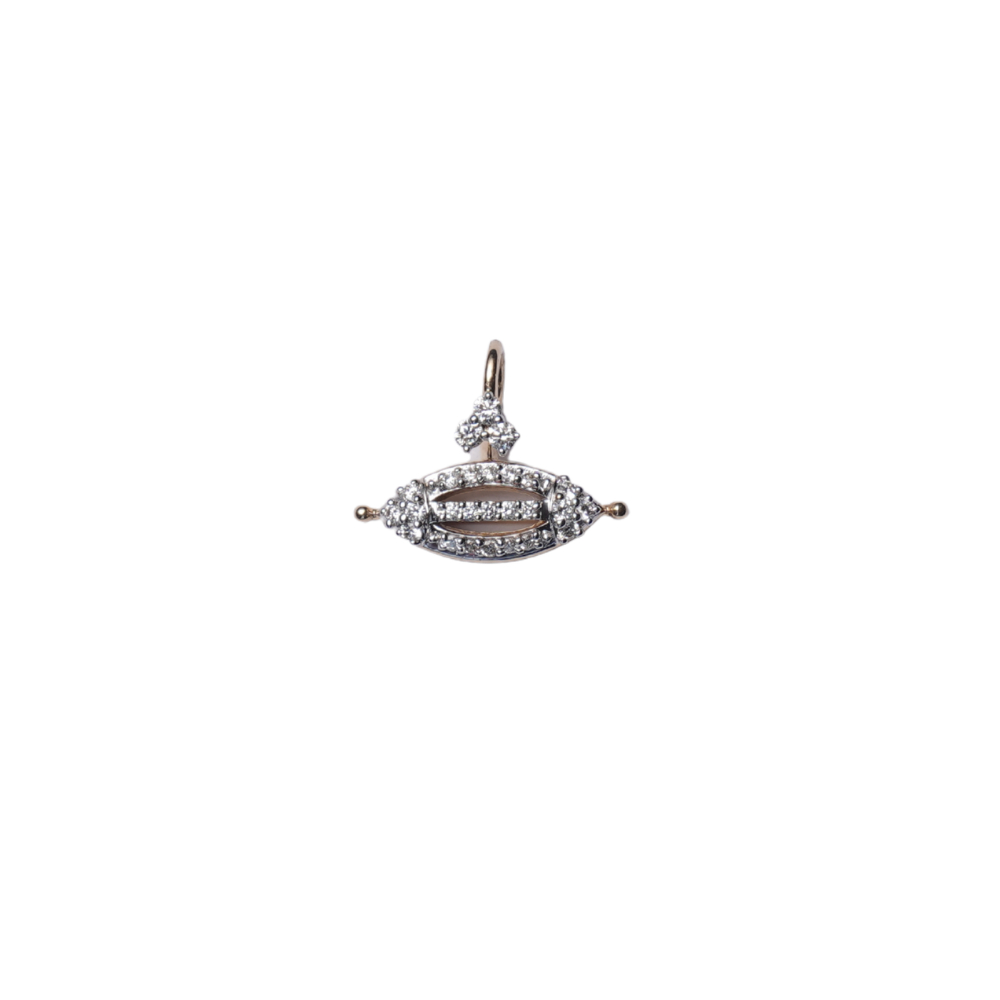 9Kt Gold Diamond MARQUISE SHAPED Pendant DPD9/4 9Kt Gold Diamond MARQUISE SHAPED Pendant DPD9/4