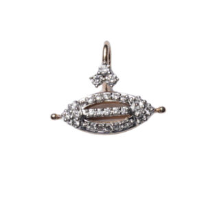 9Kt Gold Diamond MARQUISE SHAPED Pendant DPD9/4