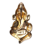 18kt Gold Diamond Lightweight Ganesha Pendant DLC/427