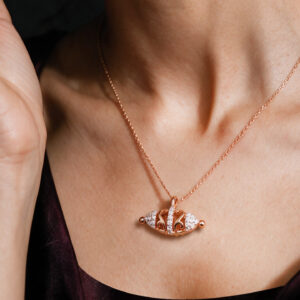 9Kt Gold Diamond MARQUISE SHAPED Pendant DPD9/3