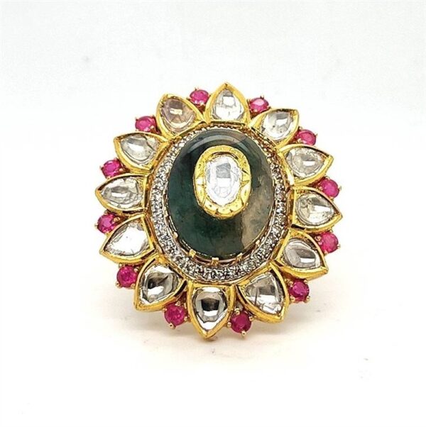 POLKI KUNDAN RING 14