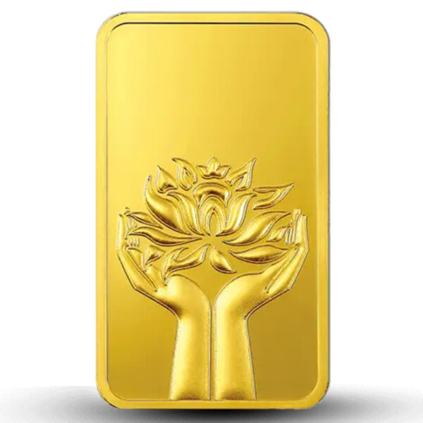 Lotus 24k (999.9) 2 gm Gold Bar