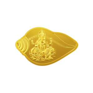 Lakshmi and Ganesha 5gm+5gm 24k (999.9) Gold (2 coin set)