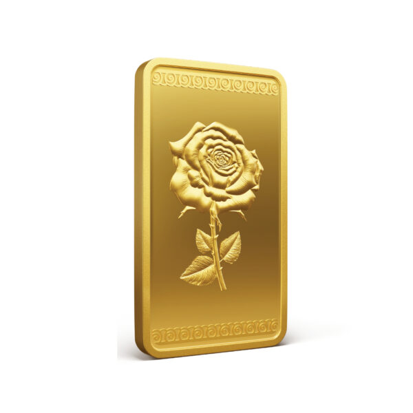 Rose 24k (999.9) 10 gm Gold Bar